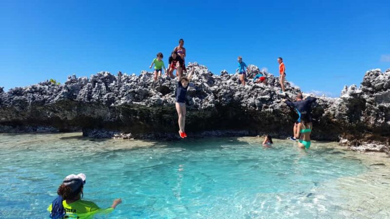 Île aux Récifs and its Natural Pools, Passe de Tiputa, and Aquarium - An Authentic Day on Rangiroas Reef Islands