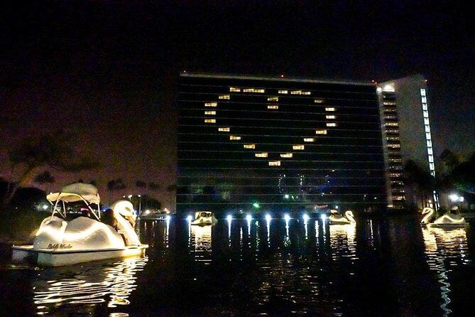 illuminated-swan-boat-night-ride-on-rainbow-lagoon