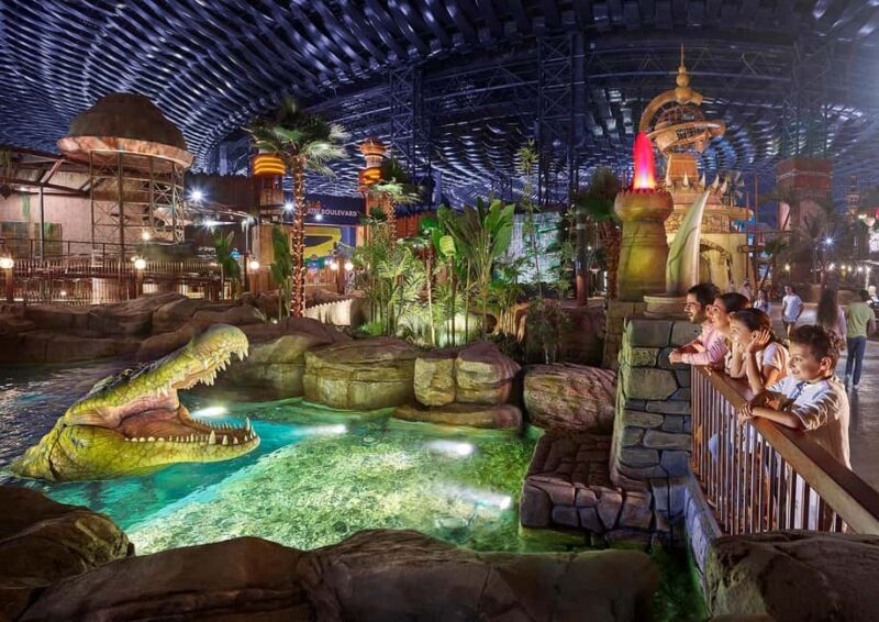IMG Worlds of Adventure Entry Ticket with Hotel Transfers - Dining and Shopping Options