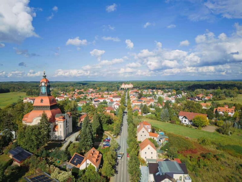 In the shadow of Moritzburg Castle  guided tour of the town center - Exploring the Historic Cemetery and Original Village