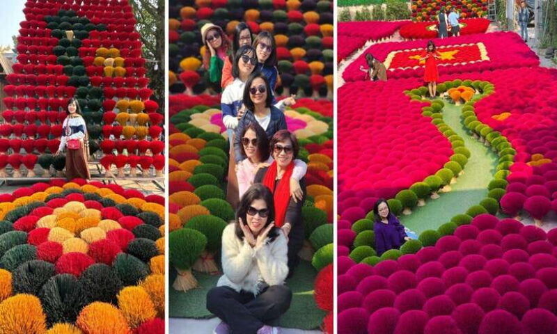 incense-village-hanoi-tour-conical-hat-train-street