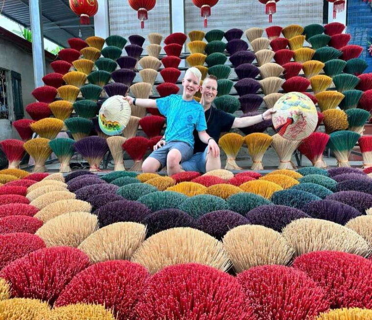 incense-village-hanoi-tour-conical-hat-train-street
