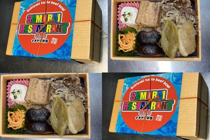 Includes a sukiyaki bento box ! Samurai Restaurant in Shinjuku - Key Points