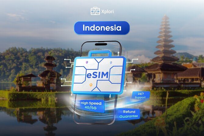 Indonesia eSIM (3 to 30 days. Up to 60GB of data) - Key Points