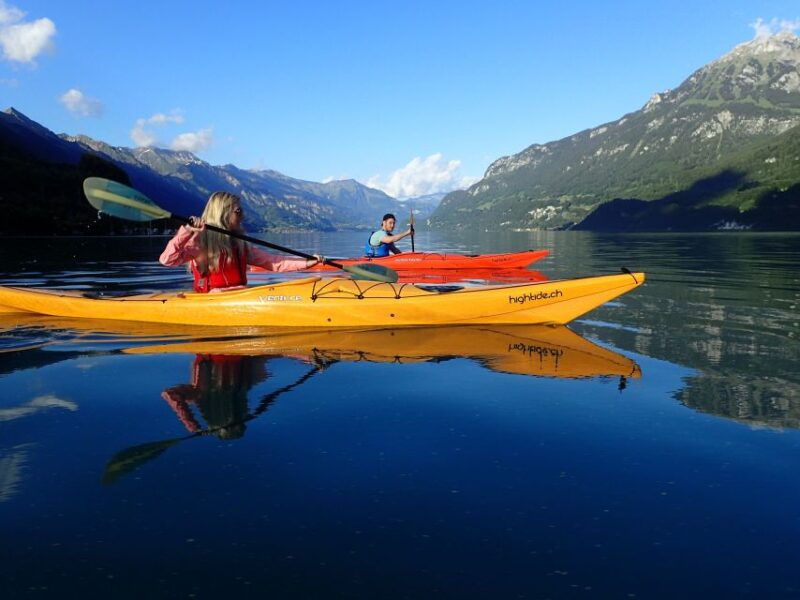 Interlaken: Kayak Tour of the Turquoise Lake Brienz - Why This Tour Is a Great Choice