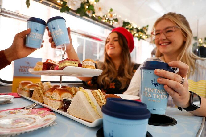 irish-afternoon-tea-on-1960s-vintage-bus-in-dublin