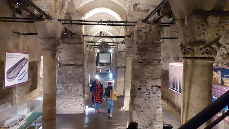 Istanbul: Hippodrome Cistern & Turkish Craft Experience - The Hippodrome Exhibition: Reliving Ancient Constantinople