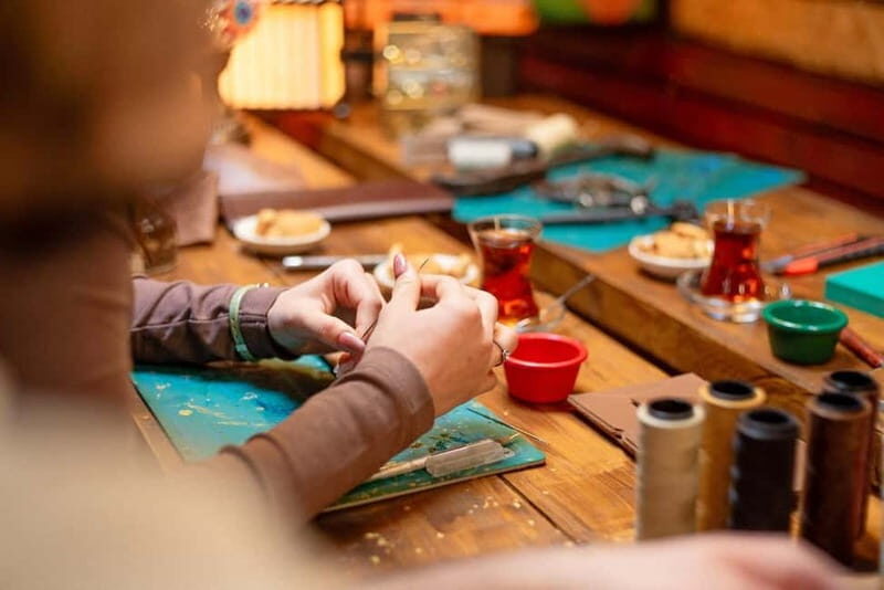Istanbul: Leather Crafting Workshop with Snacks and Drinks - The Sum Up