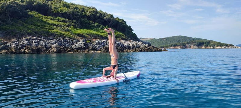 iStand-Up Paddleboarding Tour around Ksamil islands - A Detailed Look at the Paddleboarding Experience