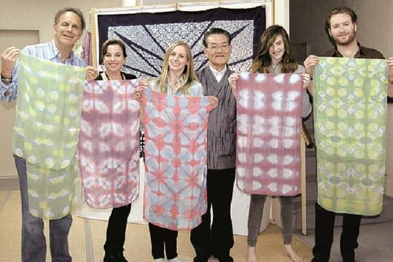 itajime-shibori-scarf-class-at-kyoto-shibori-museum
