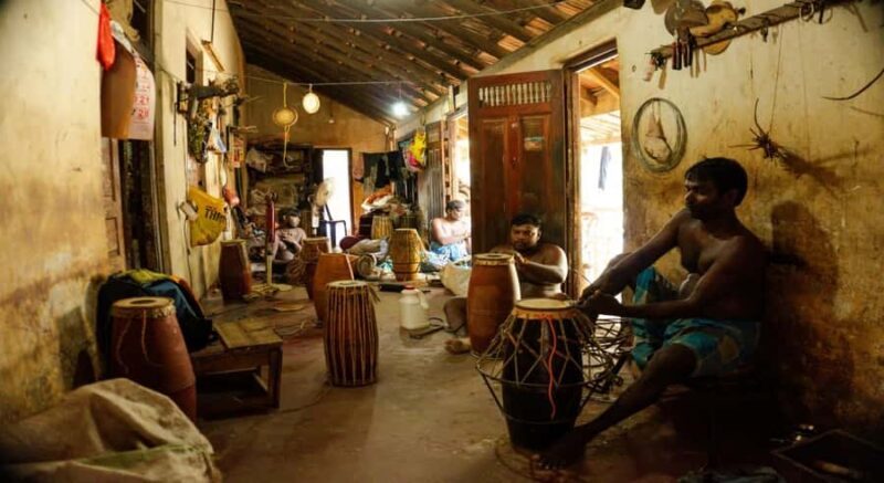 Jaffna: Traditional Drum-Making Workshop with Artisans - An In-Depth Look at the Drum-Making Experience in Jaffna
