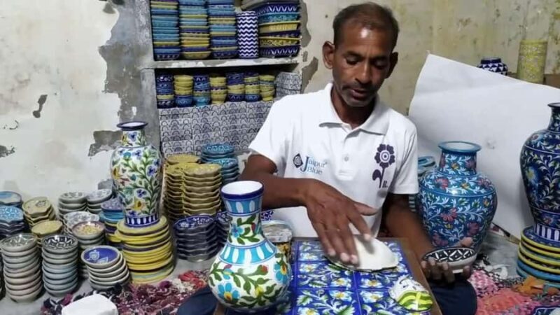 Jaipur: Shopping Tour w/ Blue Poetry Art, Carpet & Gemstones - An In-Depth Look at Jaipurs Artisanal Shopping Tour