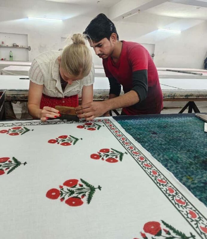 Jaipur Sightseeing Tour w/ Block Printing Class- Hands Works - Key Points