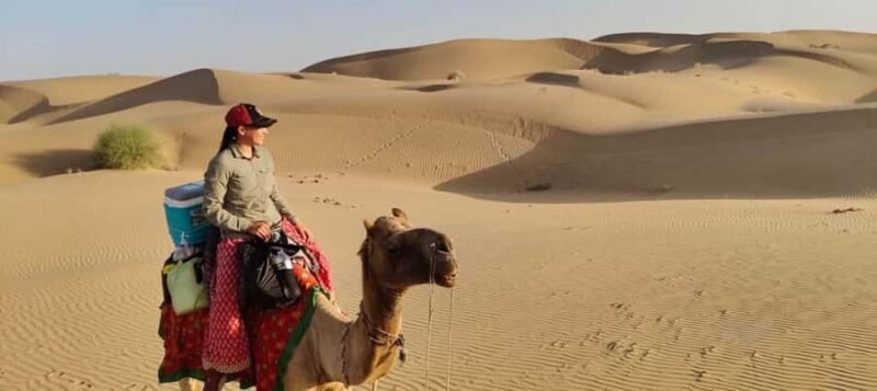 Jaisalmer: Nomadic Overnight Thar Desert & Camel Safari - Camel Safari into the Dunes