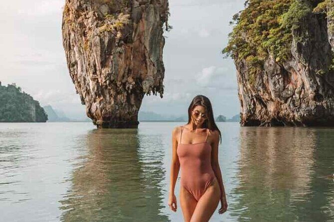 James Bond Island by Big Boat with Canoeing - Key Points