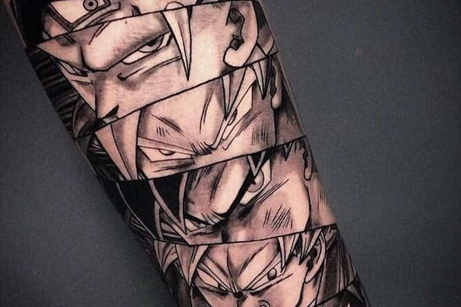 japanese-anime-manga-tattoo-session-dragon-ball-one-piece-pokemon