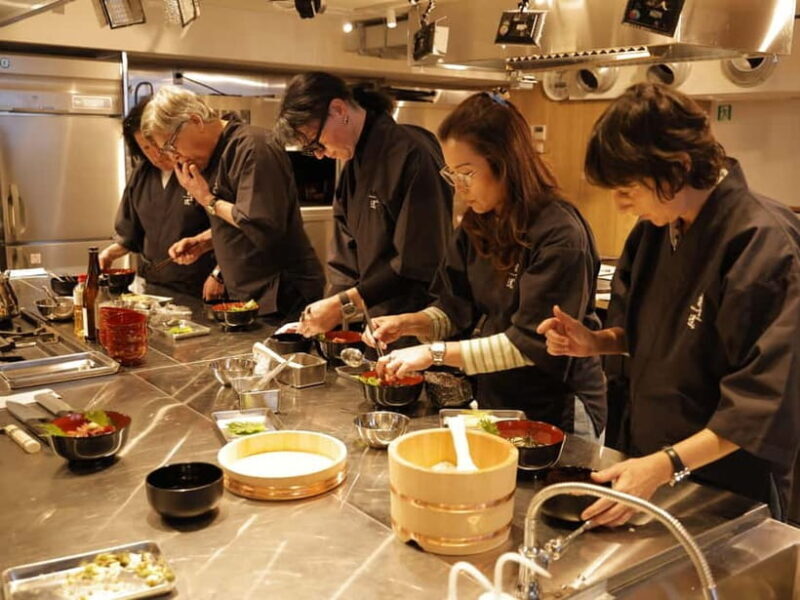 Japanese Knife Skills & Sashimi Bowl Cooking Class in Tokyo - Key Points