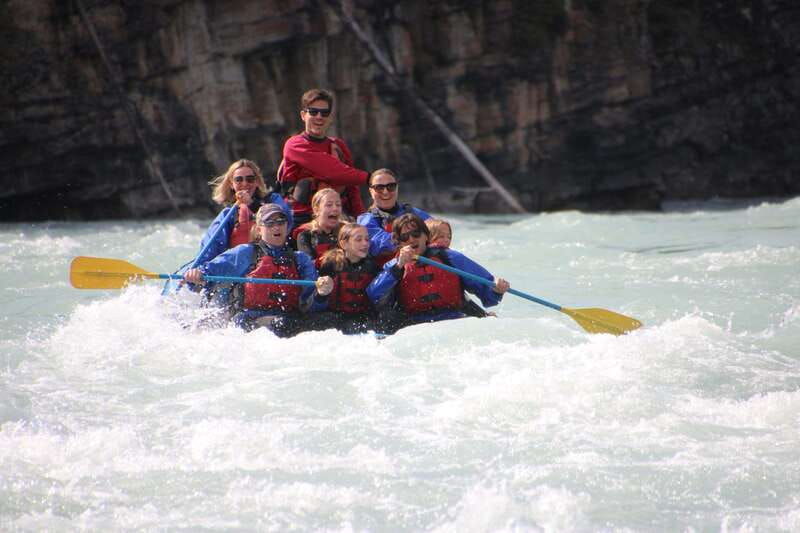 jasper-athabasca-falls-river-rafting-adventure