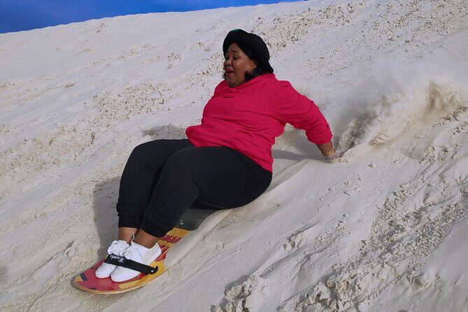 Jeep 4x4 and Glam Sandboarding Combo at Cape Town Atlantis Dunes - The Duration and Group Size