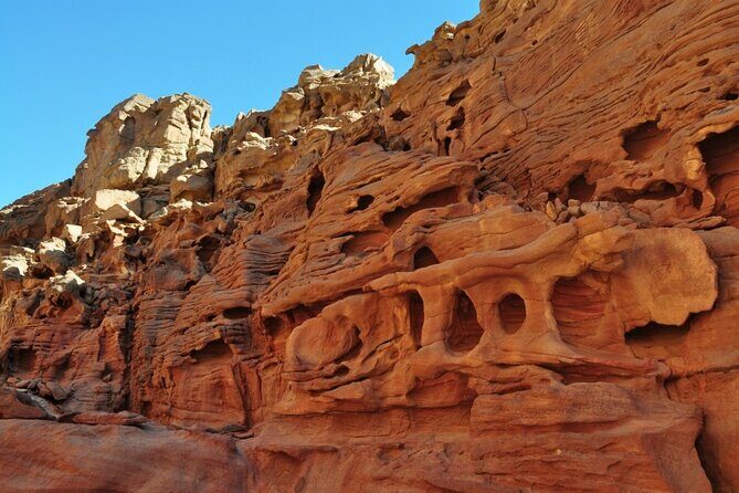 Jeep Safari Canyon Salama and Snorkeling in Dahab City From Sharm - Stop 1: Departure and Canyon Dahab