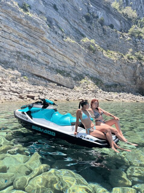 JET SKI TOUR TO Cala Salada FROM Puerto de San Antonio - Key Points
