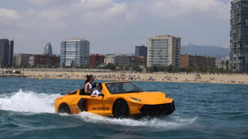 Jetcar: water car in Barcelona - A Closer Look at the JetCar Experience in Barcelona