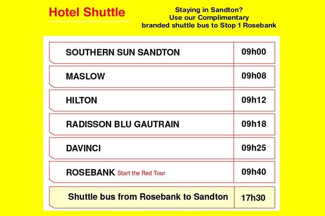 Johannesburg Hop-On Hop-Off City Tour with Soweto Option - Wrapping Up