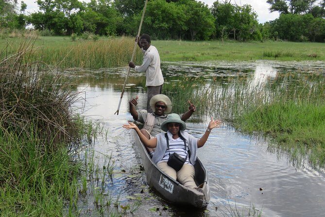Johannesburg or Gaborone to Maun: 5 Day Rhinos, Diamonds & Okavango Delta Tour - Transportation, group size, and value
