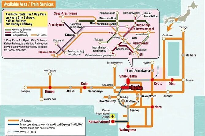 JR West Kansai Area Pass 2 Day Pass - An In-Depth Look at the JR West Kansai Area Pass 2 Day Pass