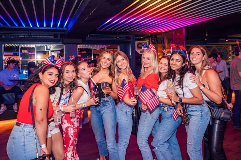 July 4 Bar Crawl London - Key Points
