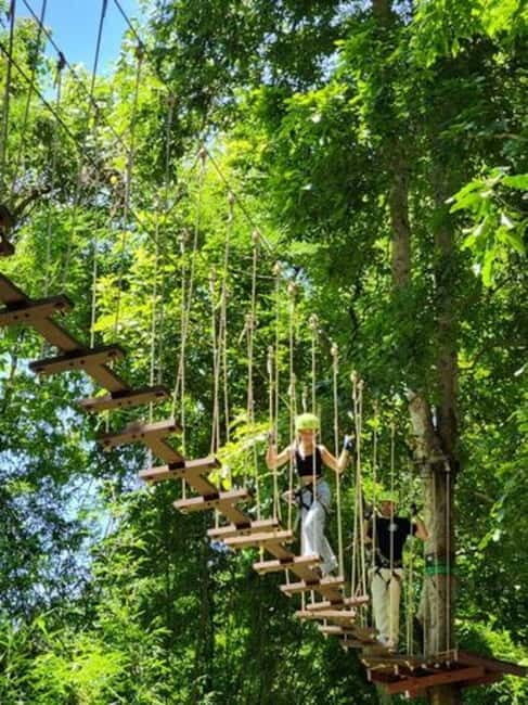 Kanchanaburi: Tree Top Zipline and Adventure Course - Key Points