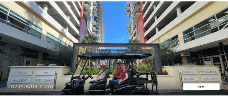 Karaoke Golf Cart City Tour  Tampa! - The Experience of Singing and Exploring
