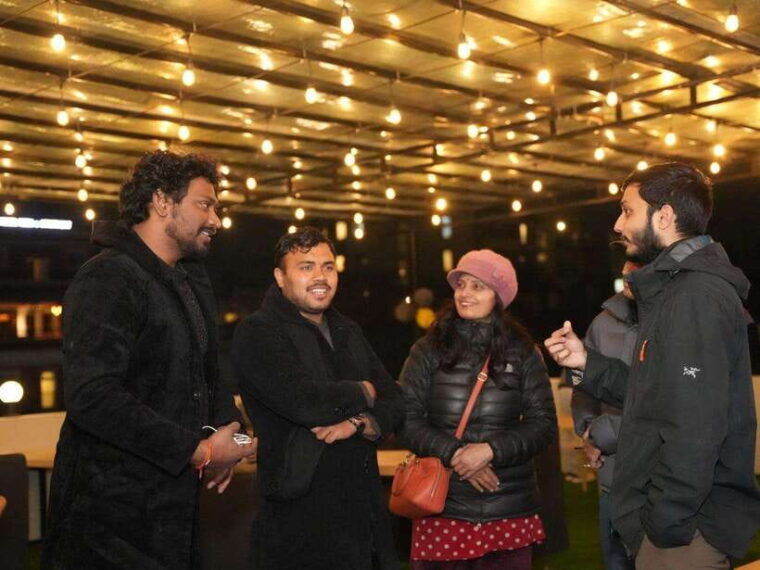 kathmandu-nepali-starter-platter-and-drink-at-atomix-bar