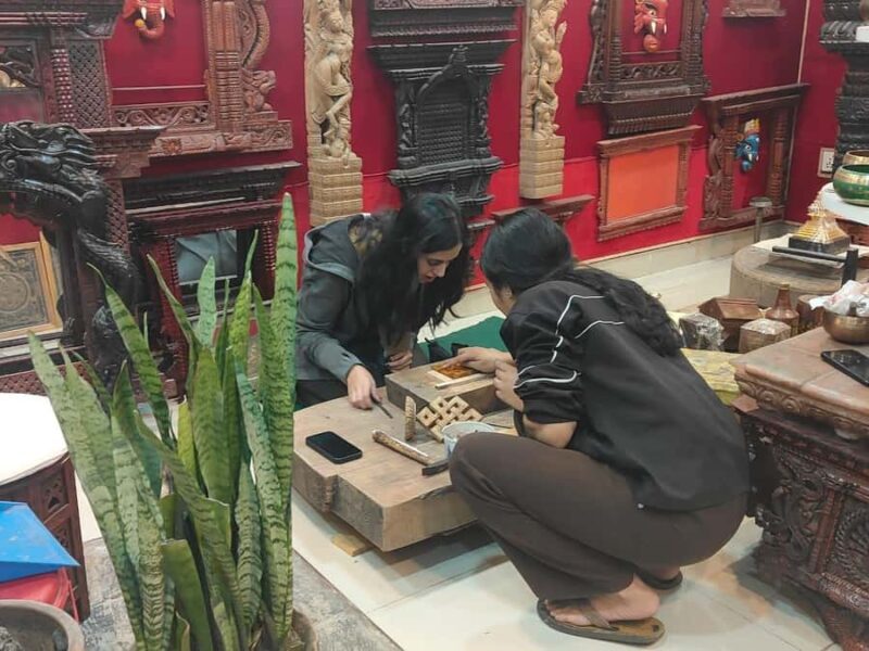 Kathmandu Wood Carving Express Workshop with Hotel Pickup - Key Points