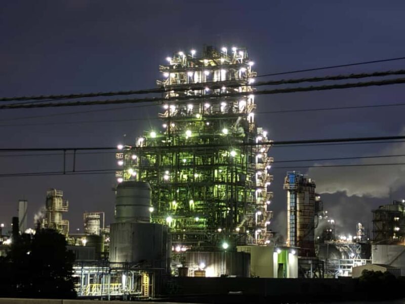 Kawasaki: Night Factory Lights Private Car Tour - Key Points