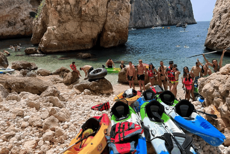 kayak-route-in-granadella-javea-llop-mari-cave-cala-en-calo