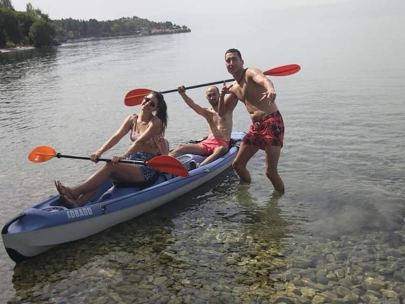 Kayaking Lake Ohrid with BBQ, from Ohrid. - Key Points