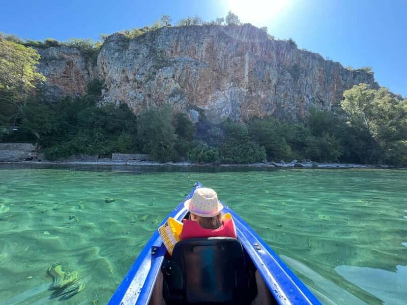 Kayaking Lake Ohrid with BBQ, from Ohrid. - The Itinerary in Detail