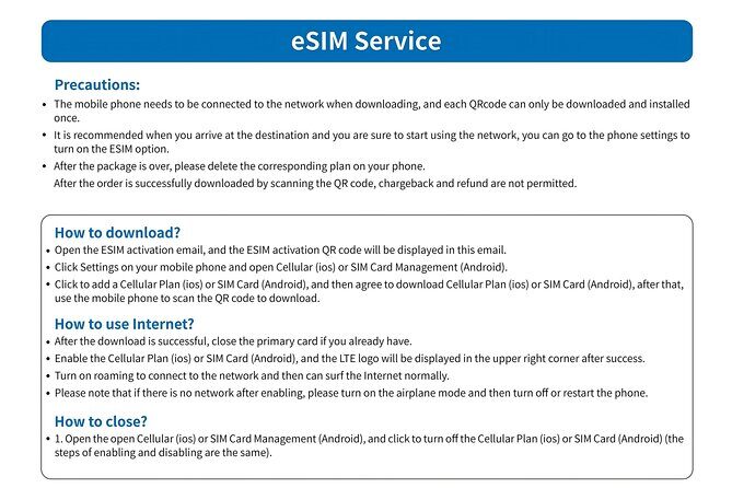 KDDI and Softbank eSIM in Japan for 1-30 Days with 3GB-Unlimited - Final Thoughts