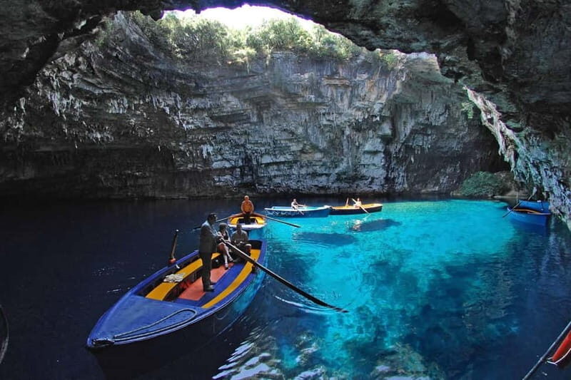 Kefalonia: HalfDay Private Tour Melissani, Drogarati, Myrtos - Melissani Lake: A Fairy-tale Underworld Experience