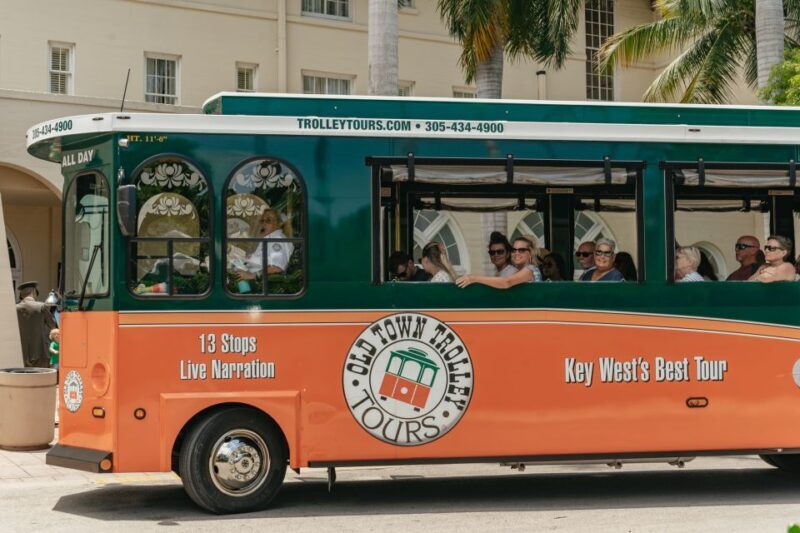 Key West: Old Town Trolley 13-Stop Hop-On Hop-Off Tour - Key Points