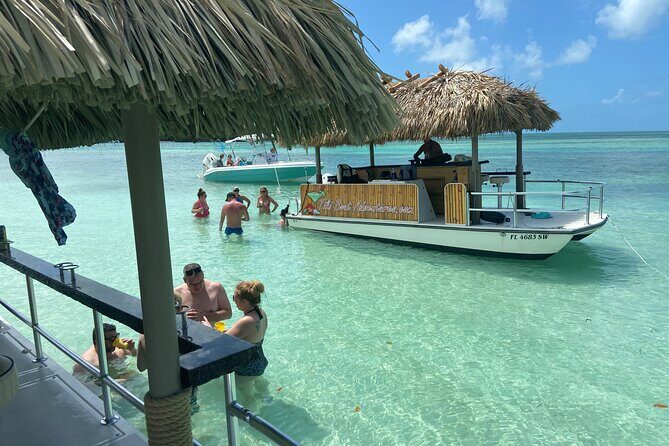 Key West Tiki Bar Boat Cruise to Popular Sand Bar - An In-Depth Look at the Experience