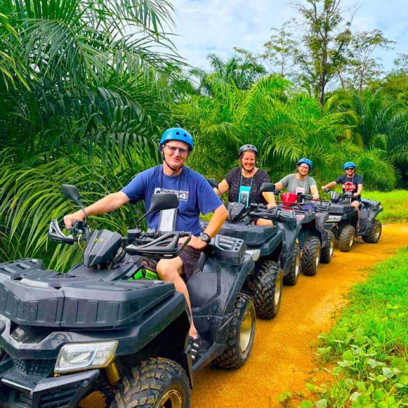 Khao lak: ATV Ride Adventure & Swim Small Sandy Beach - Key Points