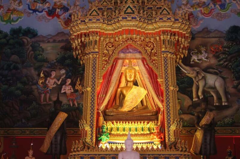 Khaolak: Half Day Bamboo Rafting, Temple & Waterfall Tour - Exploring the Itinerary in Detail