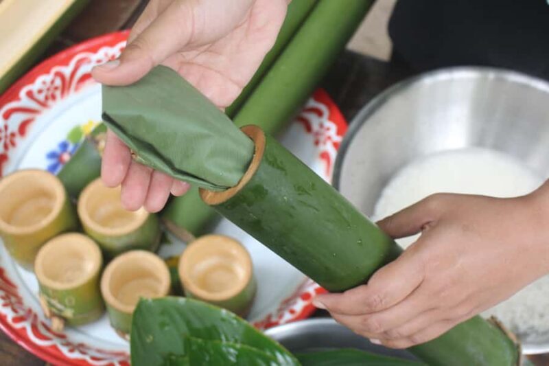 Khaosok:BambooCooking&GardenHarvest,Bamboo Rafting&Temple - Key Points