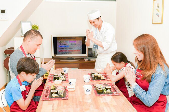Kid-Friendly Sushi Making Class in Tokyo (English-Led) - Group Size and Atmosphere