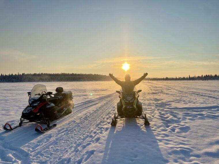 kiruna-guided-snowmobile-tour-and-swedish-fika-experience