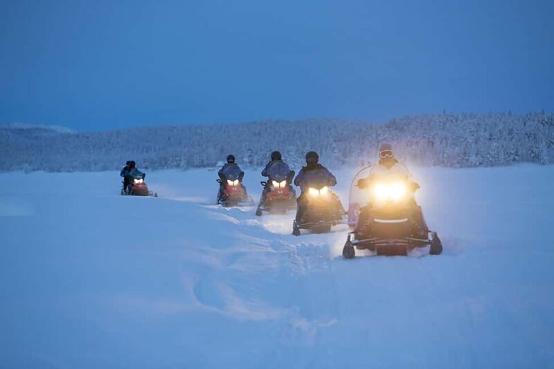 Kiruna: Overnight Snowmobile Tour with Dinner and Sauna - Key Points