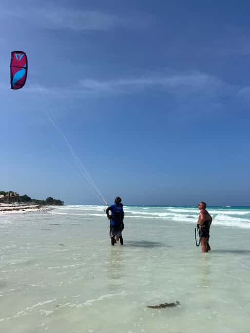 KiteSurf: Private lessons facing Mnemba, Zanzibar - Beginner/intermediate - Key Points