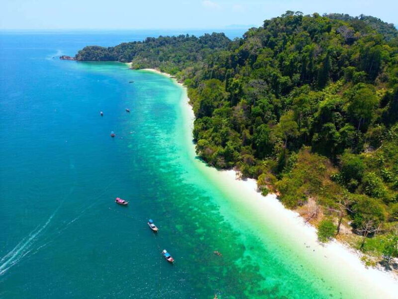 Koh Lanta: 4 Islands, Emerald Cave & Koh Kradan by Speedboat - Key Points